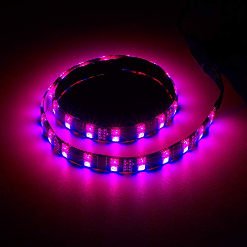 Preisvergleich Produktbild CableMod WideBeam Hybrid LED Strip 60cm - RGB / UV