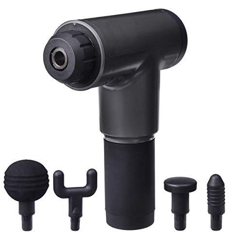 Massageador Elétrico Portátil Profissional Muscular Preto Bivolt