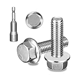 Ezitruz 30Stk Flanschschraube Sechskantschraube M5x20mm Bundschraube DIN 6921 Edelstahl A2 V2A Schrauben Mit Flansch Für Möbeln, Bauwesen, Ingenieurwesen