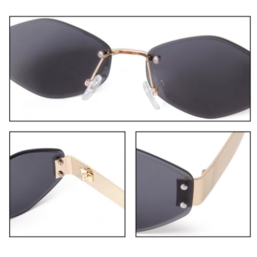 Lunettes de soleil rétro sans monture parfaites pour vos festivals et vacances