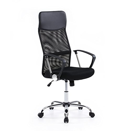 IKAYAA Sedia da Ufficio Girevole ergonomica Mesh