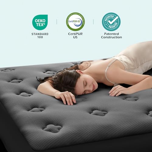 Image of Hansleep Full Size Mattress Topper Memory Foam, Full Foam Mattress Pad