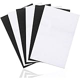 【Paquete incluido】 6 piezas de tela de bordado aida. Cantidad suficiente y color blanco negro clásico para su uso y puede satisfacer sus diferentes necesidades de muchos trabajos artesanales.