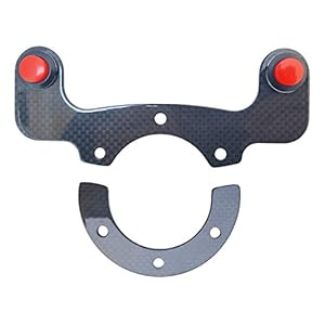 Simoni Racing CF2 Doppellenkradtaste Kohlefaser Kit