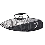 DORSAL Travel Shortboard and Longboard Surfboard Board Day Bag Cover Black/Grey Nylon 5'7 - Image 3
