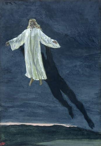 Affiche Le Christ élevé sur une haute montagne par Jacques Toile Art Déco 60x90cm