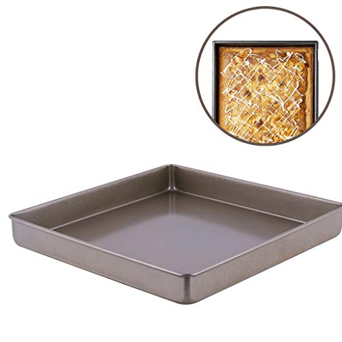 ☀ Dergo ☀Baking Pan ,Non-Stick Bakeware Nonstick Pizza Pan Cake Pan Easy to