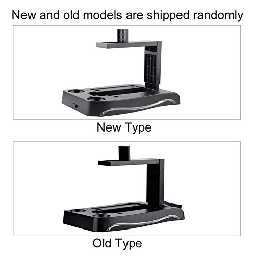 Charging Station for PS4 VR, 4 in 1 VR Headset Stand with 2 Gamepad Controllers Charging Stand for PS4 VR PS Move