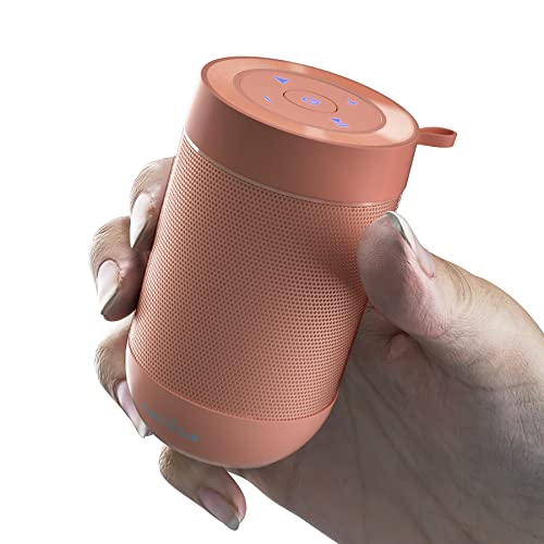 comiso Portable Bluetooth Speaker, Small Shower Speaker with IPX5 Waterproof, 360° HD Loud Sound, Wireless Stereo Pairing, Mini Speakers Support TF Card, Built-in Mic, Pocket Size for Travel Outdoors