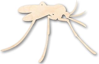 Unfinished Wood Mosquito Shape Insect Animal Wildlife Craft up to 46" DIY 8" / 1/4"
