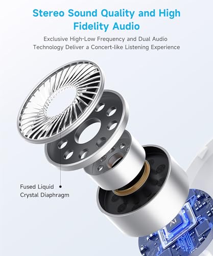 Image of Boytond Bluetooth Headphones, Comfortable, Clear Calls