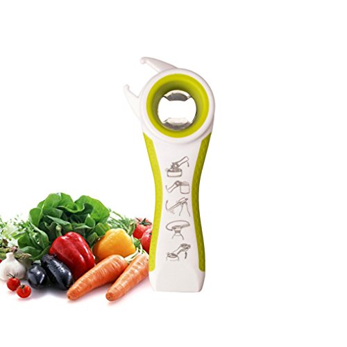 Ninasill ღ ღ Multifunction 5 In 1 Bottles Jars Cans Manual Opener Tool Gadget (Random) #TOP4