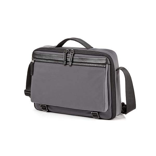 Samsonite Red Somervil 31 Cms Dark Grey Nylon Premium Messenger & Sling Bags for Travel