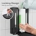 Shampoo and Conditioner Dispenser - Wall-Mounted 3-Chamber Shower Soap Dispenser, No-Drill, 1200ML Capacity, for Bathroom & Hotel