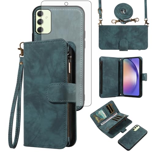Protection Samsung Galaxy A54 5G intégrale avec vitre et porte-monnaie