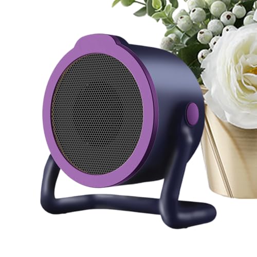 Sucritude Calentador Portátil | Calentador Portátil Silencioso 500W para Oficina y Escritorio | Rotación 360 Grados para Invierno | Para Clima Frío Salón Viaje Trabajo Garaje Dormitorio Estudio Tienda