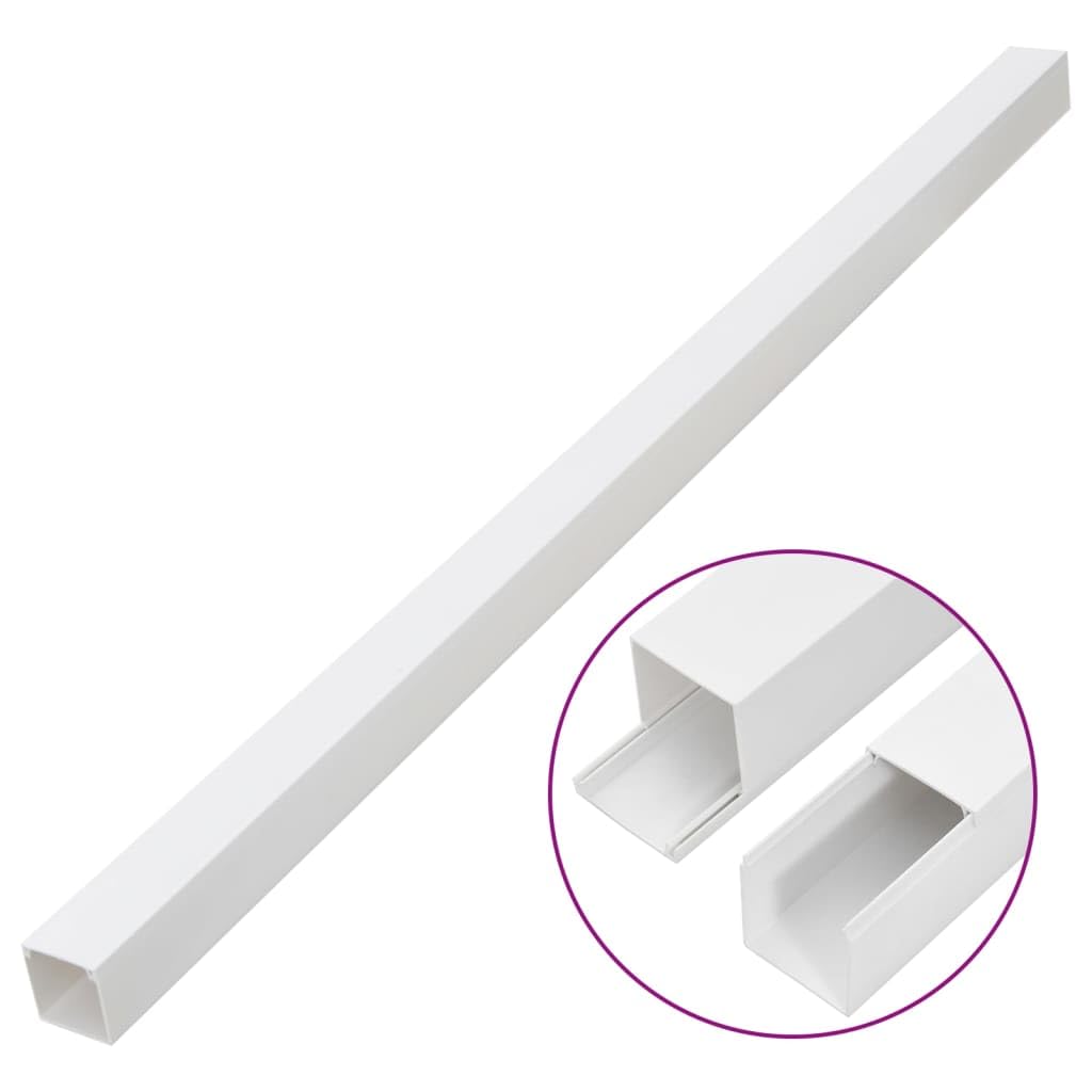 vidaXL Installationsrohre 100x60 mm 10 m PVC