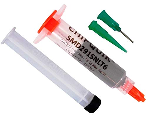 Solder Paste no clean Lead-Free in 5cc syringe 15g...