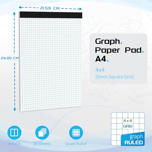 Cuaderno cuadriculado A4 para el hogar que soluciona tu organización 2