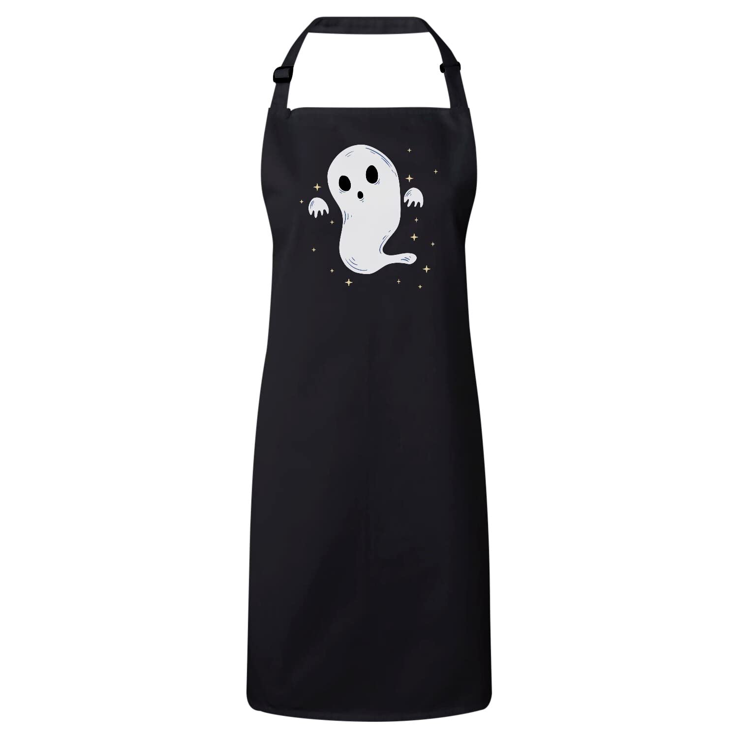 Tablier premium noir fantome boo illustration de qualite