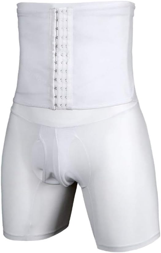TfscloinMen's High Waist Shapewear Adjustable Waistband Slimming Tummy Control Panties Ultra-Thin Shaper Pants