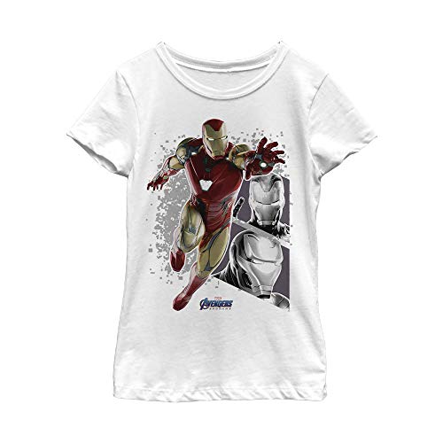 T-shirt Avengers Endgame Iron Man pour fille en coton décontracté