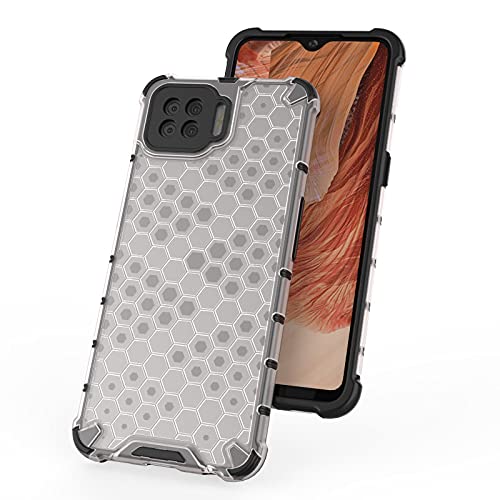 Image of Glasgow Back Case Cover Compatible with Oppo F17 (Stylish Design) -Transparent