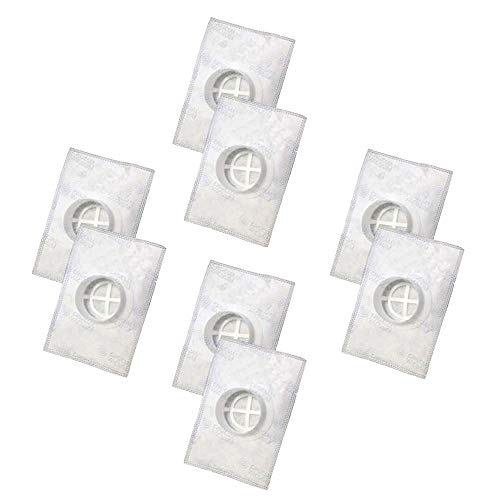 Crucial Vacuum Replacement Vacuum Filters - Compatible with Electrolux & Eureka Filters Part # LE-2100, Fits Models C141A, C141F, C152b, C101A, C101G, C101H, C101J, C101L, C102A, C102D - (8 Pack)
