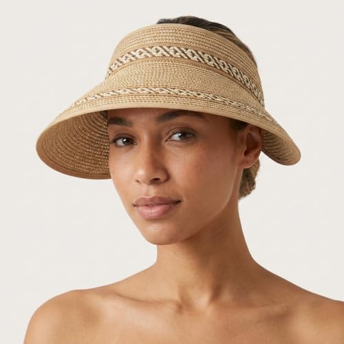 Sombrero visera de paja plegable Magid miniatura 6