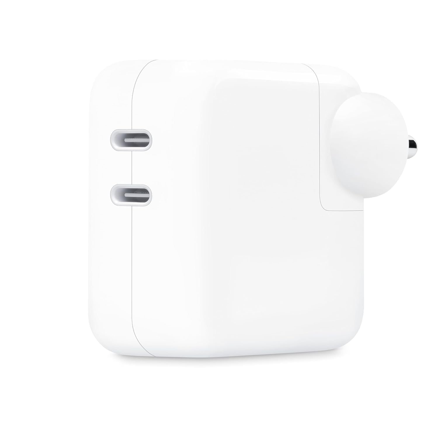 Original 35W Power Adapter Charger Dual Port Adapter for iPhone 17 16 15 MFi Certified Dual USB C Power Adapter Charger Adapter - White-image-10