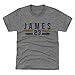 500 LEVEL Los Angeles Basketball Youth Shirt - Kids Large (10-12Y) Tri Gray - LeBron James Los Angeles Font