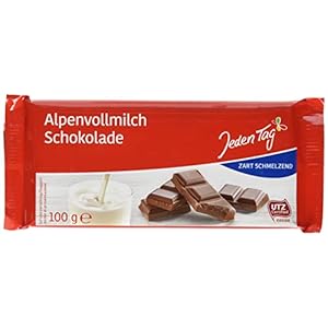 Jeden Tag Schokolade, Alpenvollmilch, 100 g