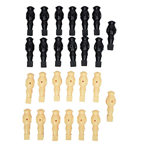 Hathaway Premium Replacement Foosball Men - Set of 26, Black/White