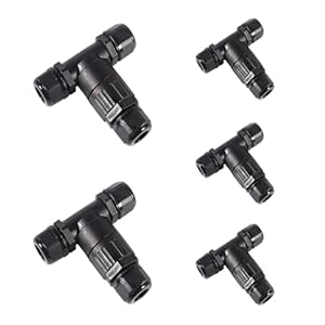Dealikee 5PCS IP68 T-Form Abzweigdose