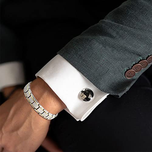 HAQI Powerful Magnetic Bracelet for Men and Women,3500 Gauss Strong Magnets Bracelet with Gift Box & Removal Tool (Men) - Image 7