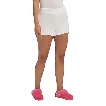 Amazon | UGG レディース Finola ショートパンツ, クリーム Amazon | UGG レディース Finola ショートパンツ, クリーム