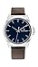Produktbild Tommy Hilfiger Analog Quarzuhr für Herren mit Braunes Lederarmband - 1710549