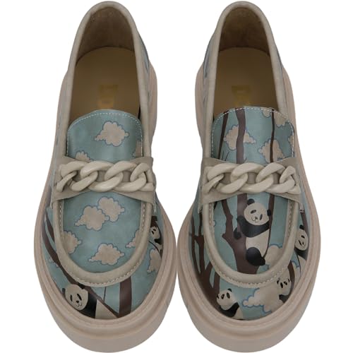 Image of DOGO Penny Loafers for Women - Handmade and Vegan Leather Platform Loafers for Women