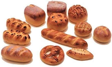 Melody Jane Dollhouse Assorted Bread Loaves & Rolls Kitchen Shop Accessory
