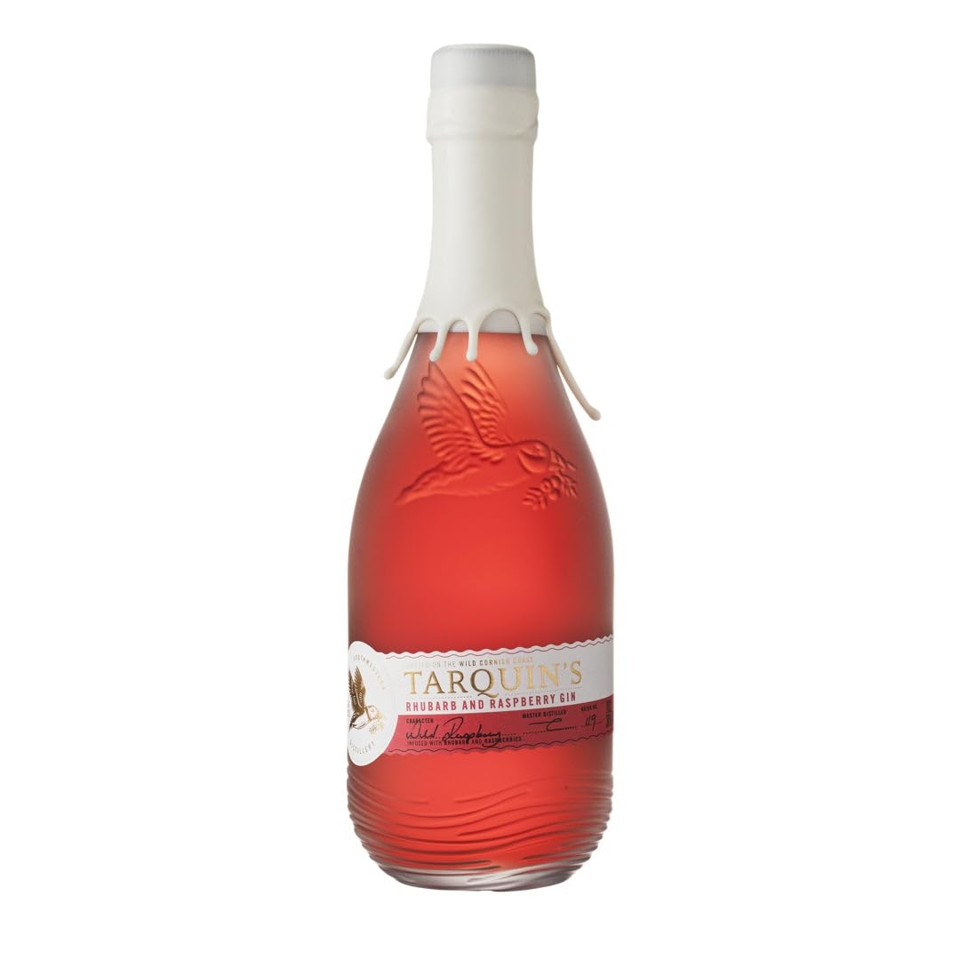 Tarquin’s Rhubarb & Raspberry Gin Magnum | Designed for Sharing | Tart raspberry, Zesty Cirtus, Fresh rhubarb | Crafted on the Wild Cornish Coast | A gift for gin lovers | 38% vol | 1.5l