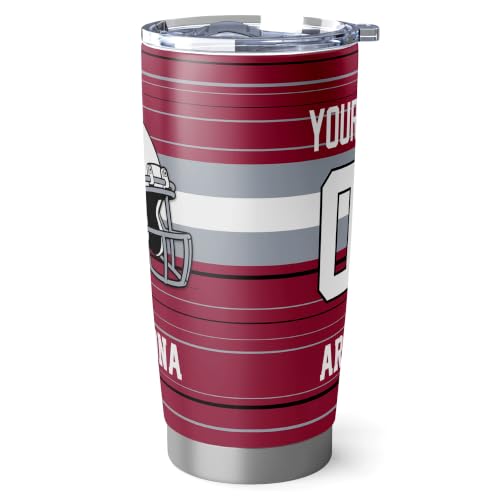 Image of Arizona Tumbler 20oz Travel Mug Gifts Custom Name Number