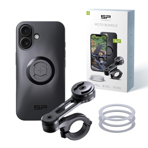 Support de téléphone moto SP CONNECT SPC+ iPhone 16 pour naviguer en road trip