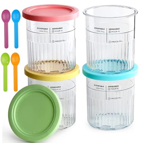 Dimoxii Eiscreme Behälter für Ninja Creami NC500 Serie