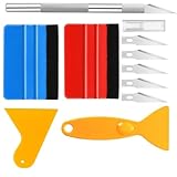 Cabilock 1Satz Fahrzeug Tönungsfilm Werkzeugset Teiliges für Fensterfolien Wrap Rakel und Folienradierer für DIY Projekte und Professionelle Anwendungen