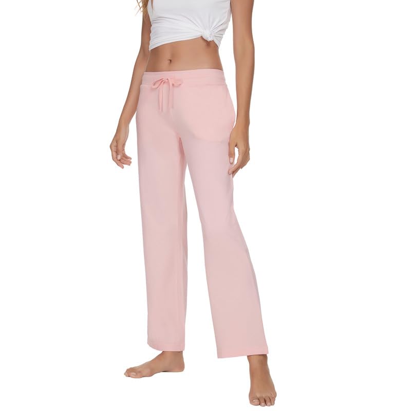 Image of U2SKIIN 2 Pack Pajama Pants for Women Soft, Cotton Comfortable Womens Lounge Lightweight Sleep Pj Bottoms