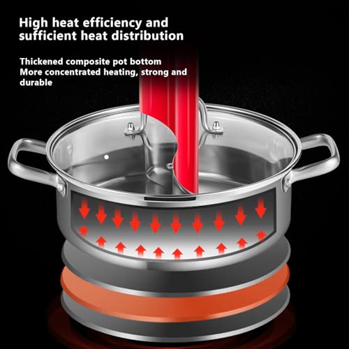 Olla Hot Pot Shabu Shabu Acero Inoxidable 30cm miniatura 3