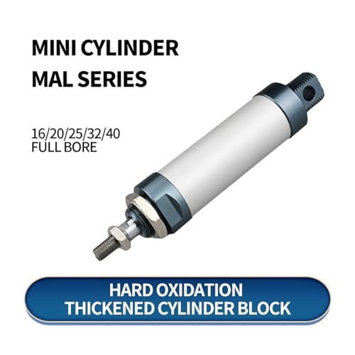 Cilindro de aluminio mini MAL32, neumático pequeño de alta precisión 3