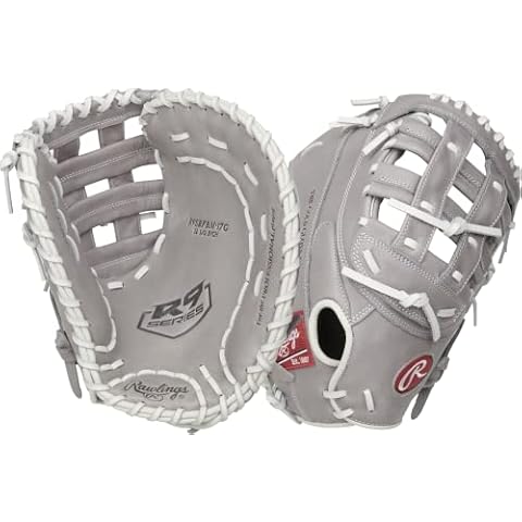 Rawlings R9 Series Fastpitch - Mitón de sóftbol de primera base Cover