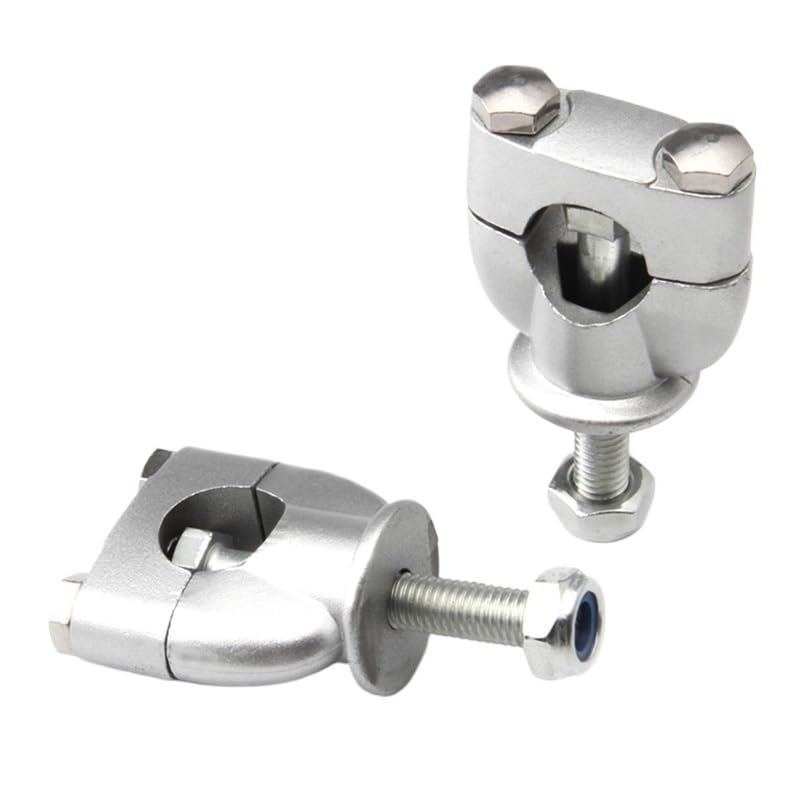 Serrage pour barre ronde de guidon moto avec fixations usinées et universelles