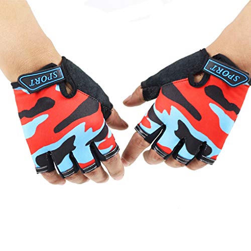 Long Keeper Fingerless Gloves for Kids Anti-Slip Outdoor Sport Cycling Biker Gloves for Boys Girls3
